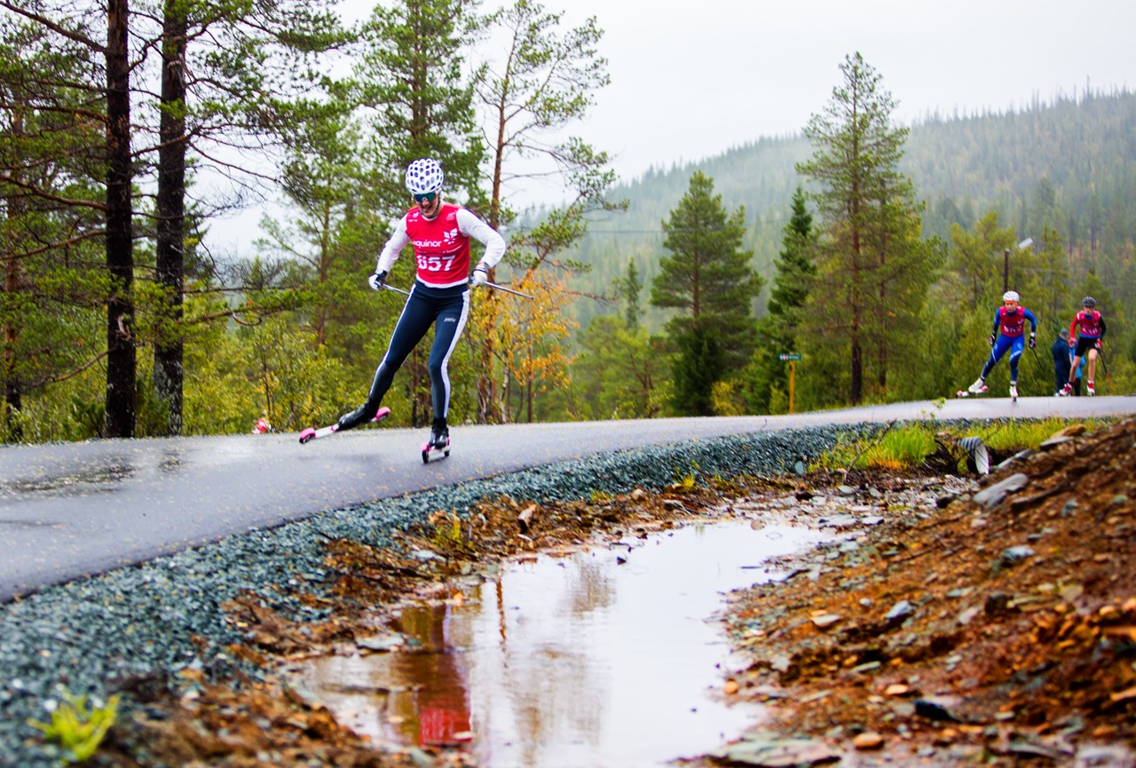 I rulleskiløypa