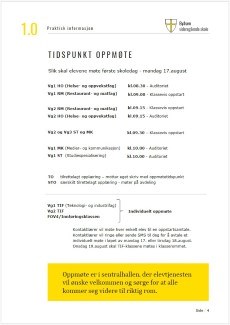 Oppstart skole&aring;ret 2026-2027