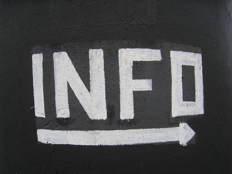 Bilde med tekst info på. 