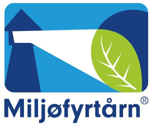 Logo fra stiftelsen Miljøfyrtårn