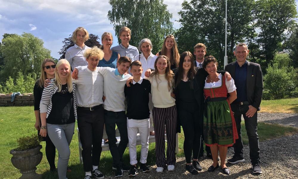 Oslo Elever på den sveitsiske ambassaden i Oslo.