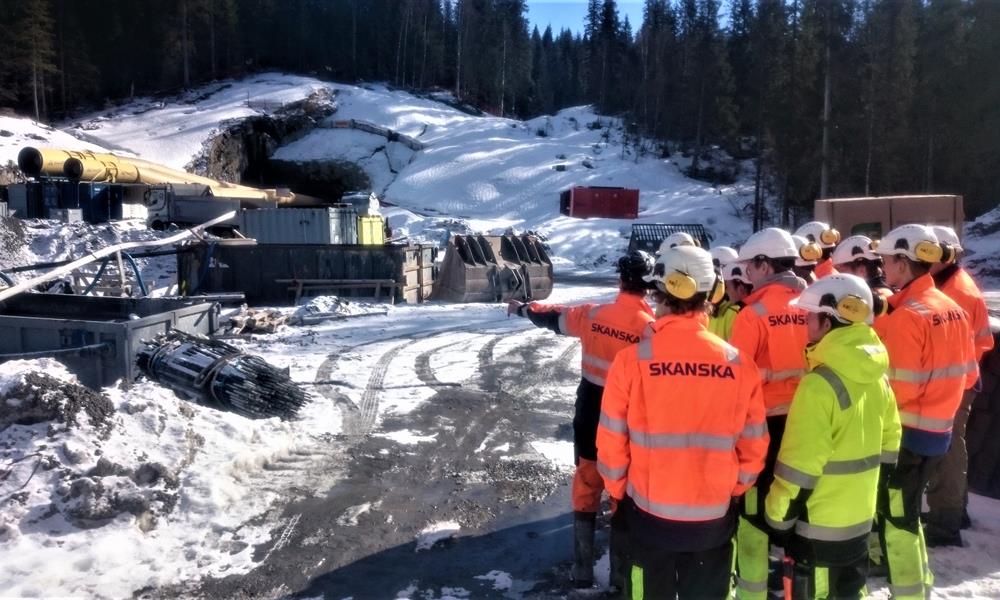 Ekskursjon Ekskursjon til Storåselva kraftstasjon. Foto: Jonas Sagmo Lund.