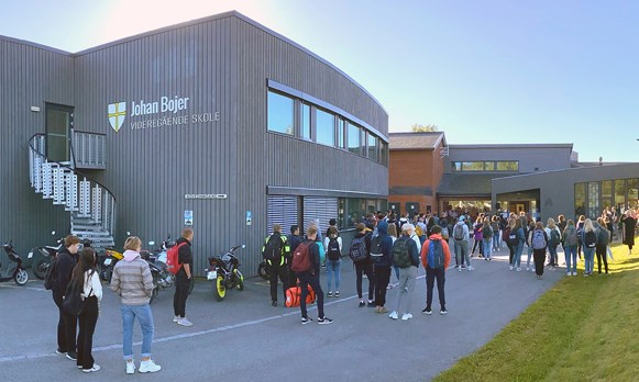 Skolestart Johan Bojer vgs skolested Leksvik