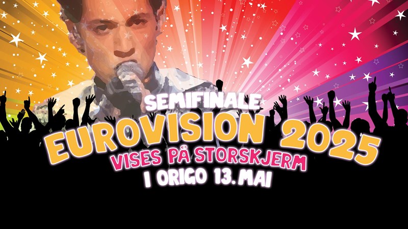 Eurovision semifinale 13.05. Illustrasjon: Terje B. Ness