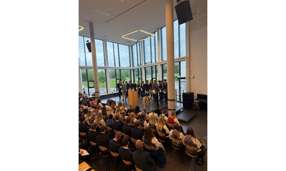 Avslutning VG2 Yrkesfag 16.06.25 Foto: Steinkjer vgs