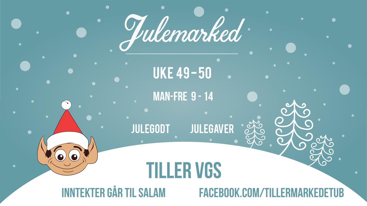 Plakat for julemarked 20188