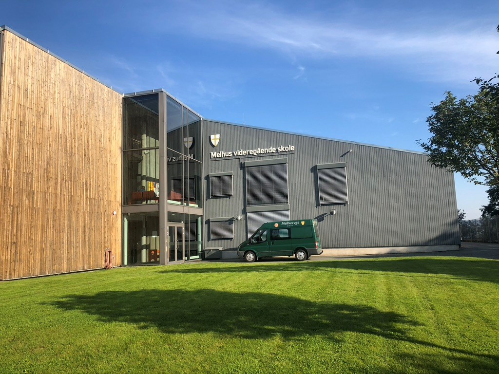Melhus videregående skole, av fotograf Ingrid Eklo